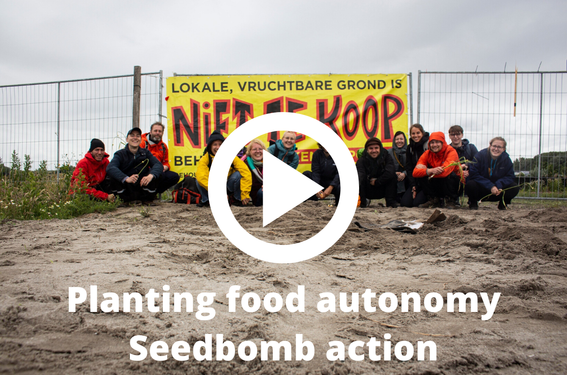 Planting food autonomy - Seedbomb action